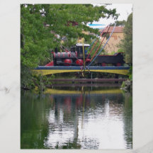 Playground train crossing bridge custom flyer