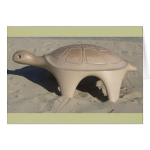 Playground Turtle Greeting Cards