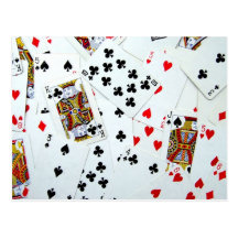 Playing Card games Post Cards