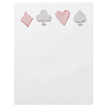 Playing Card Suit Row Full Color Flyer