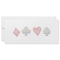 Playing Card Suit Row Customized Rack Card