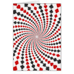 Playing Card Suits Spiral: