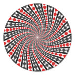 Playing Card Suits Spiral: Sticker
