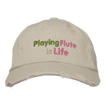 Playing Flute is Life Baseball Cap