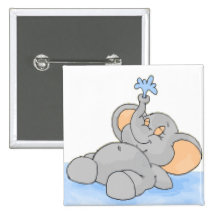Playing in the Water Pinback Button