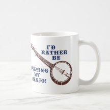 Playing My Banjo Coffee Mug