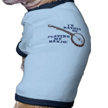 Playing My Banjo Pet Tee Shirt