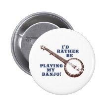 Playing My Banjo Pins