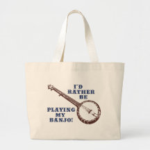 Playing My Banjo Tote Bag