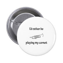 Playing My Cornet Pin