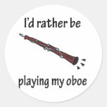 Playing My Oboe Sticker