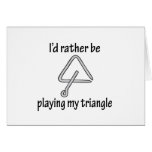 Playing My Triangle Card