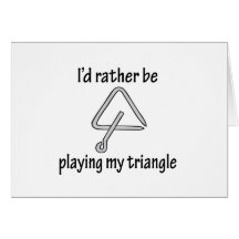 Playing My Triangle Card