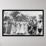Playing the Flute and Drums in the Sahara 1898 Posters