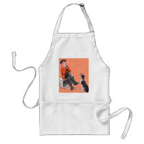 Playing The Harmonica Apron