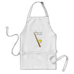 Plays Well, Funny Saying Apron