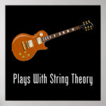 Plays With String Theory - Guitar posters