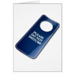 Please do not disturb greeting cards