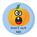Please Don't Cut the Scared Halloween Pumpkin magnets