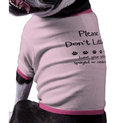 Please Dont Litter Dog Clothes by ppprincess1