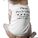 Please Dont Litter pet clothing
