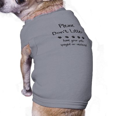 PLease Dont Litter Dog Tshirt by ppprincess1