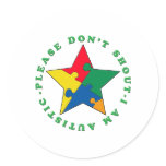 Please don't shout stickers