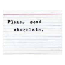 Please Send Chocolate Postcards