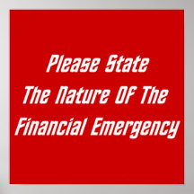 Please State The Nature Of The Financial Emergency Print