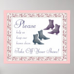 Please Take Off Your Shoes posters