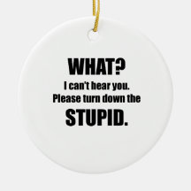 Please Turn Down The Stupid Christmas Ornaments
