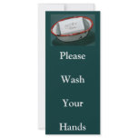 PLEASE WASH HANDS: RACK CARD: ART rack cards