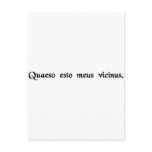 Please wont you be my neighbour. postcards