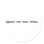 Please wont you be my neighbour. stickers