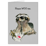 Please Woo Me Cartoon Sloth Cards