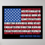 Pledge of Allegiance poster posters