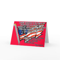 Pledge of Allegiance Psalm 33:12 Card