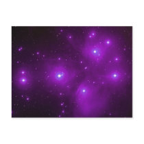 Pleiades in Purple Postcard postcards