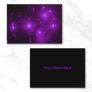 Pleiades in Purple Profile Card Business Cards