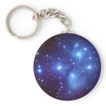 Pleiades Open Star Cluster Seven Sisters in Taurus Key Chains