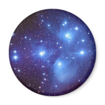 Pleiades Open Star Cluster Seven Sisters in Taurus Refrigerator Magnets