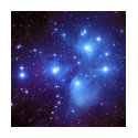 Pleiades Open Star Cluster Seven Sisters in Taurus t-shirts