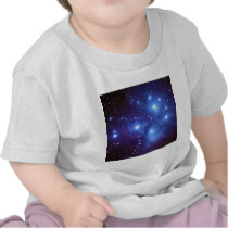 Pleiades Open Star Cluster Seven Sisters in Taurus T Shirts