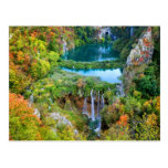 Plitvice Lakes in Croatia Post Card