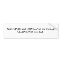 Plot and Drive Bumper Sticker