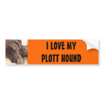 Plott Hound Bumper Sticker bumper stickers