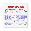 PLOTT HOUND Property Laws 2 magnets