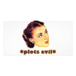 Plotting Evil photo cards