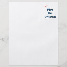 Plough The Driveway Reminders Full Colour Flyer