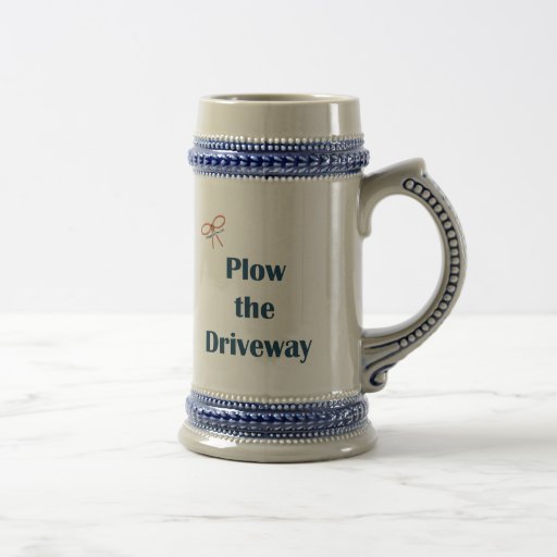 Plough The Driveway Reminders Mugs